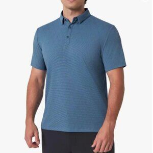 NWT Modern Ambition Mens Short Sleeve Blue Polo - Size XXL